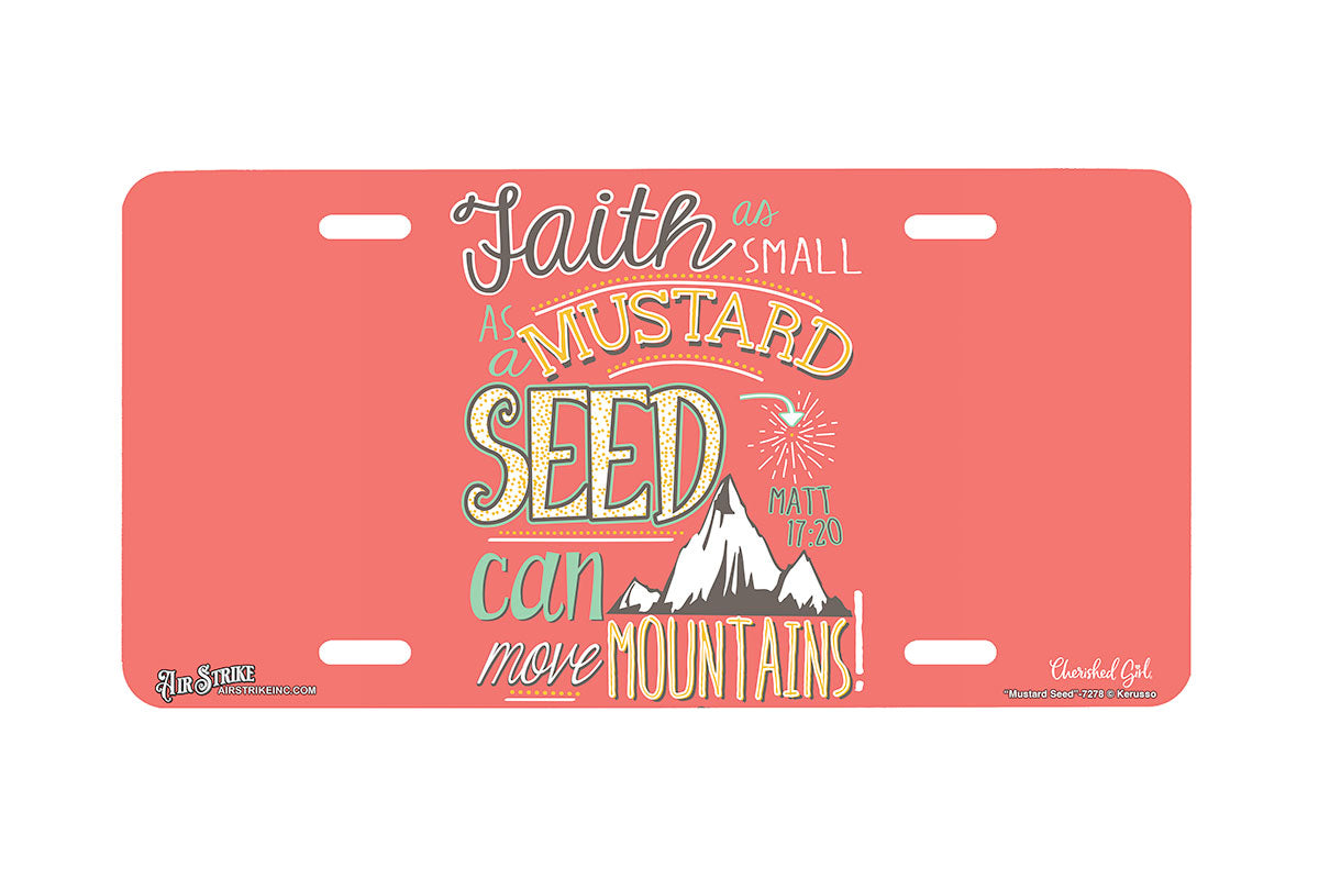 "Mustard Seed" - Decorative License Plate
