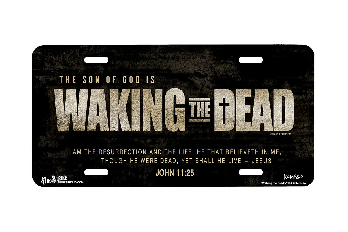 "Walking the Dead" - Decorative License Plate
