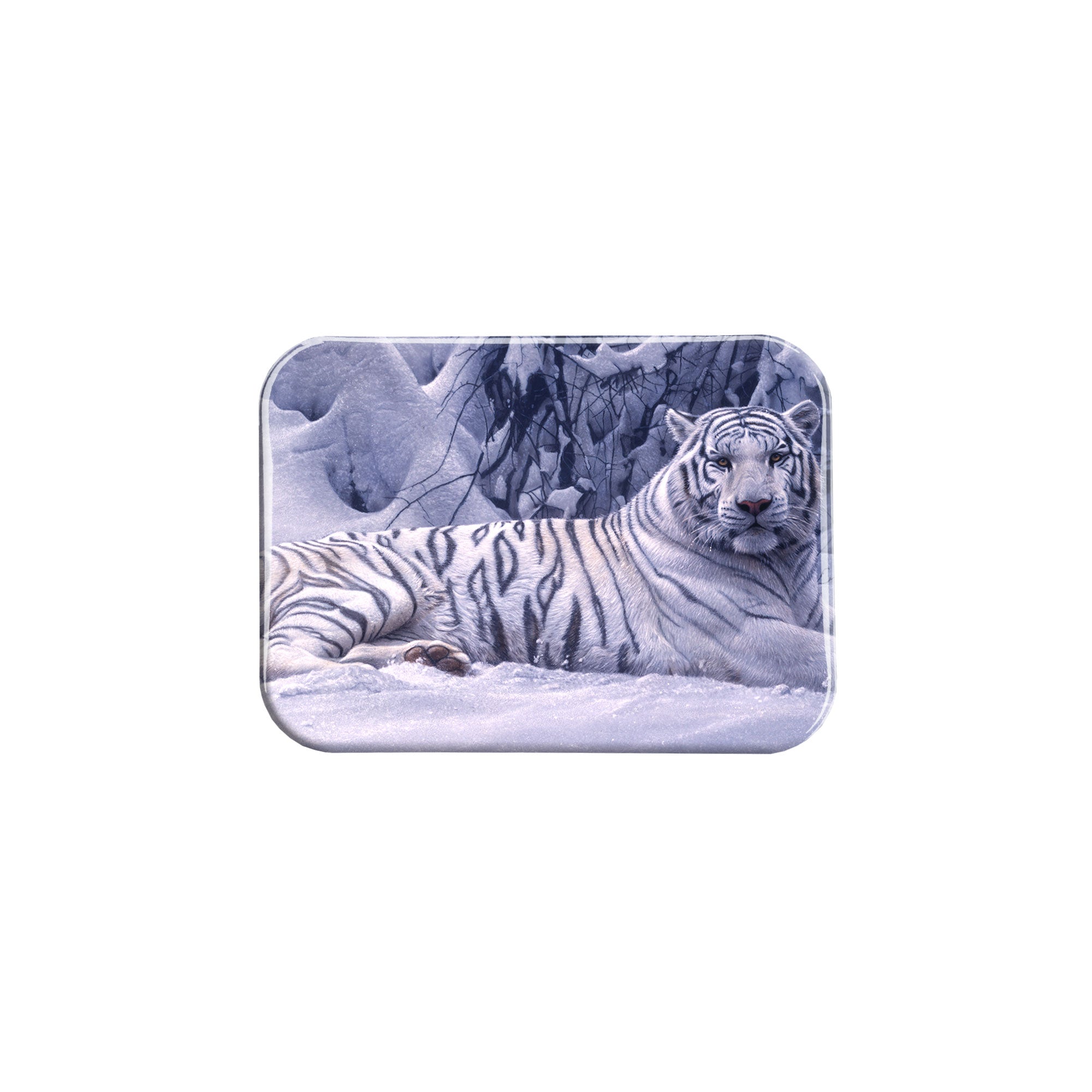 "White Tiger" - 2.5" X 3.5" Rectangle Fridge Magnets
