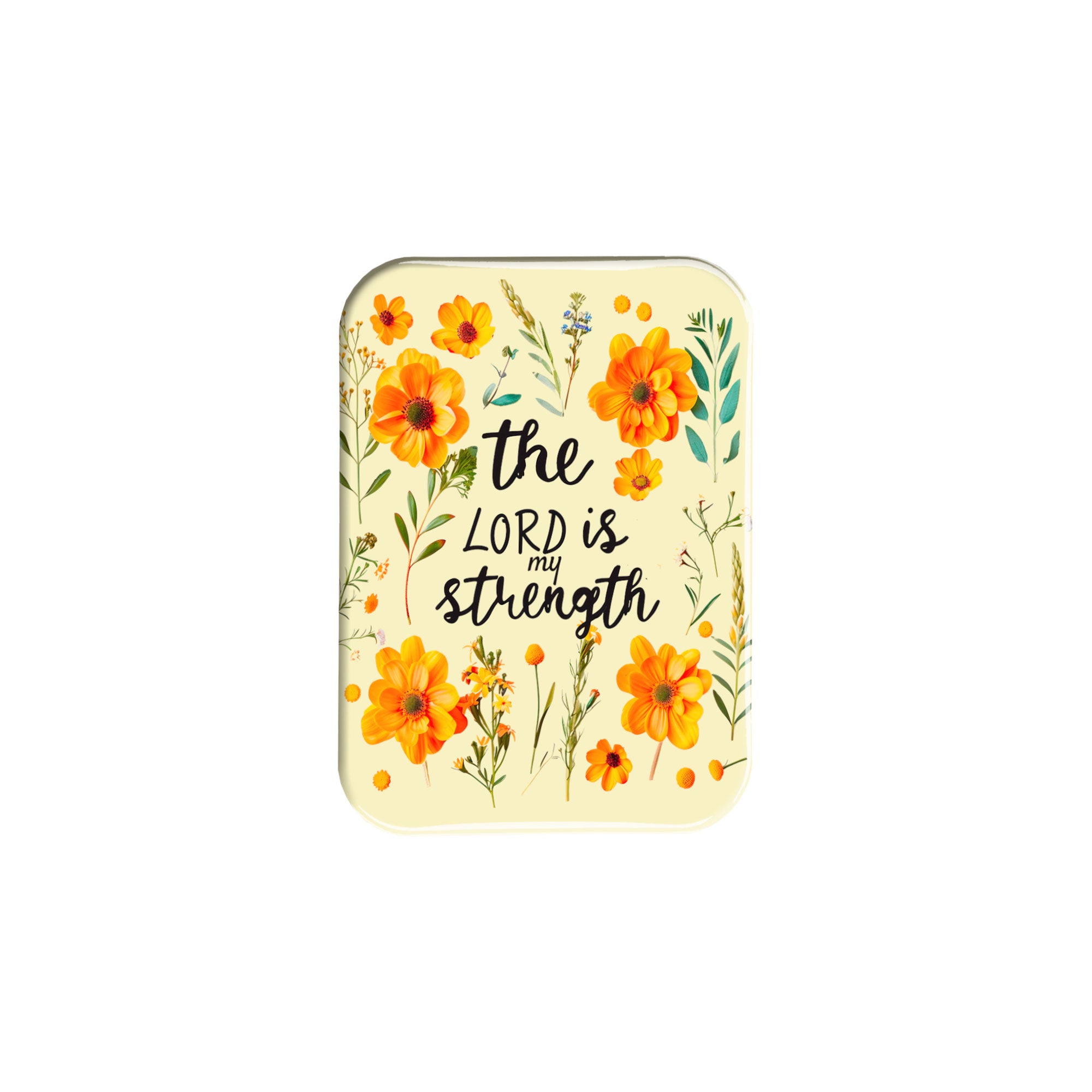 "The Lord is my Strength 2" - 2.5" X 3.5" Rectangle Fridge Magnets