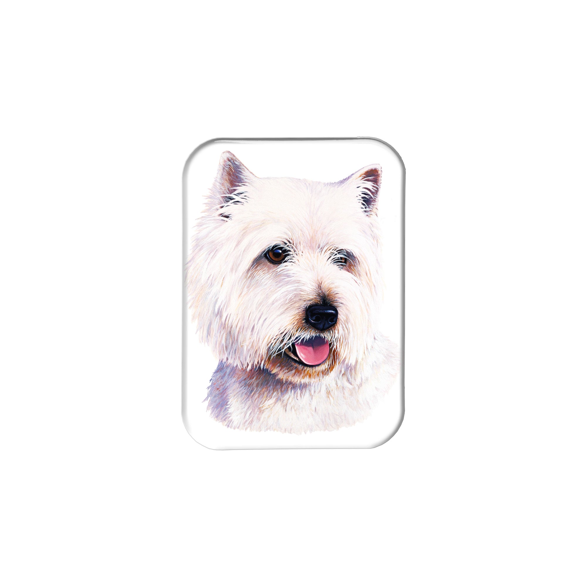 "West Hyland Terrier" - 2.5" X 3.5" Rectangle Fridge Magnets
